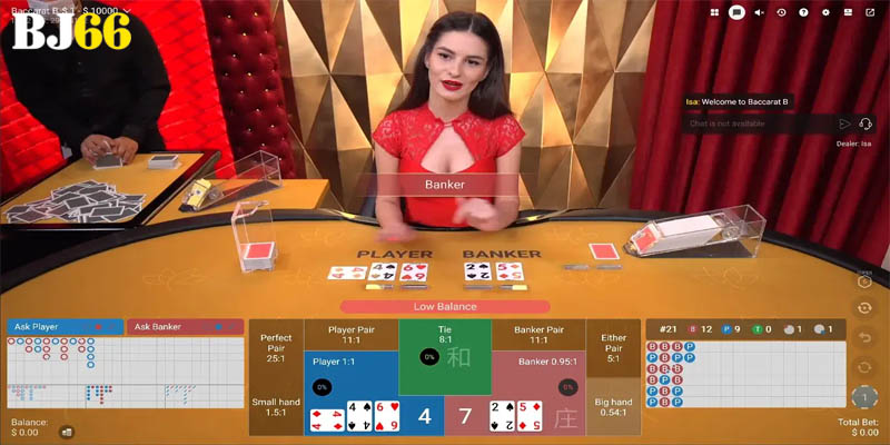 Các loại cược phổ biến trong Baccarat trực tuyến tại nhà cái