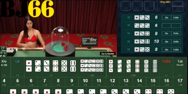 Không gian sảnh tài xỉu trực tiếp tại nhà cái BJ66 – âm thanh rõ ràng, hình ảnh chân thực, mang đến trải nghiệm như đang ngồi tại bàn thật Không gian sảnh tài xỉu trực tiếp tại nhà cái BJ66 – âm thanh rõ ràng, hình ảnh chân thực, mang đến trải nghiệm như đang ngồi tại bàn thật